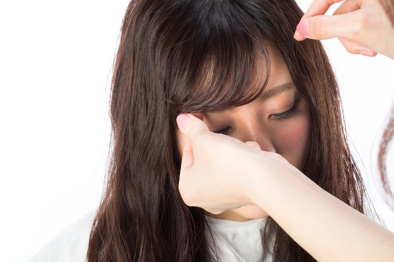 ナチュラルな質感のヘアスタイル